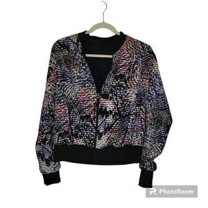 ZELLA slim fit reversible jacket. ^